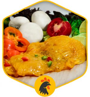 خرید اینترنتی و آنلاین استیک پاپریکا مرغ در تهران گوشت استیکی مرغ از فروشگاه انلاین دارا پروتئین